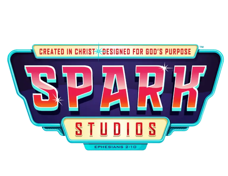 Image of the Spark Studios logo used by Superstition Foothills Baptist Church for their VBS in Gold Canyon.