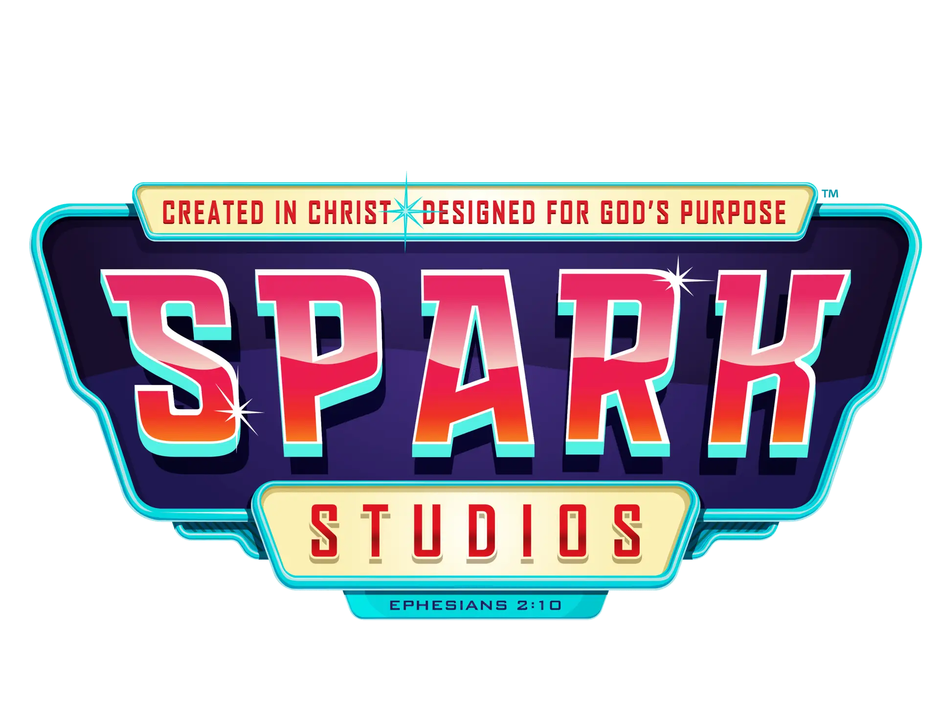 Image of the Spark Studios logo used by Superstition Foothills Baptist Church for their VBS in Gold Canyon.