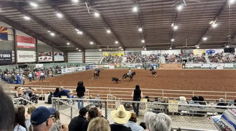 Rodeo at the Queen Creek Horsemen Association arena in Queen Creek, AZ — a local landmark near Gold Canyon and Superstition Foothills Baptist Church