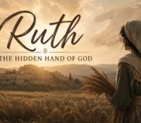 Ruth sermon series graphic — The Hidden Hand of God, Superstition Foothills Baptist Church, Gold Canyon AZ